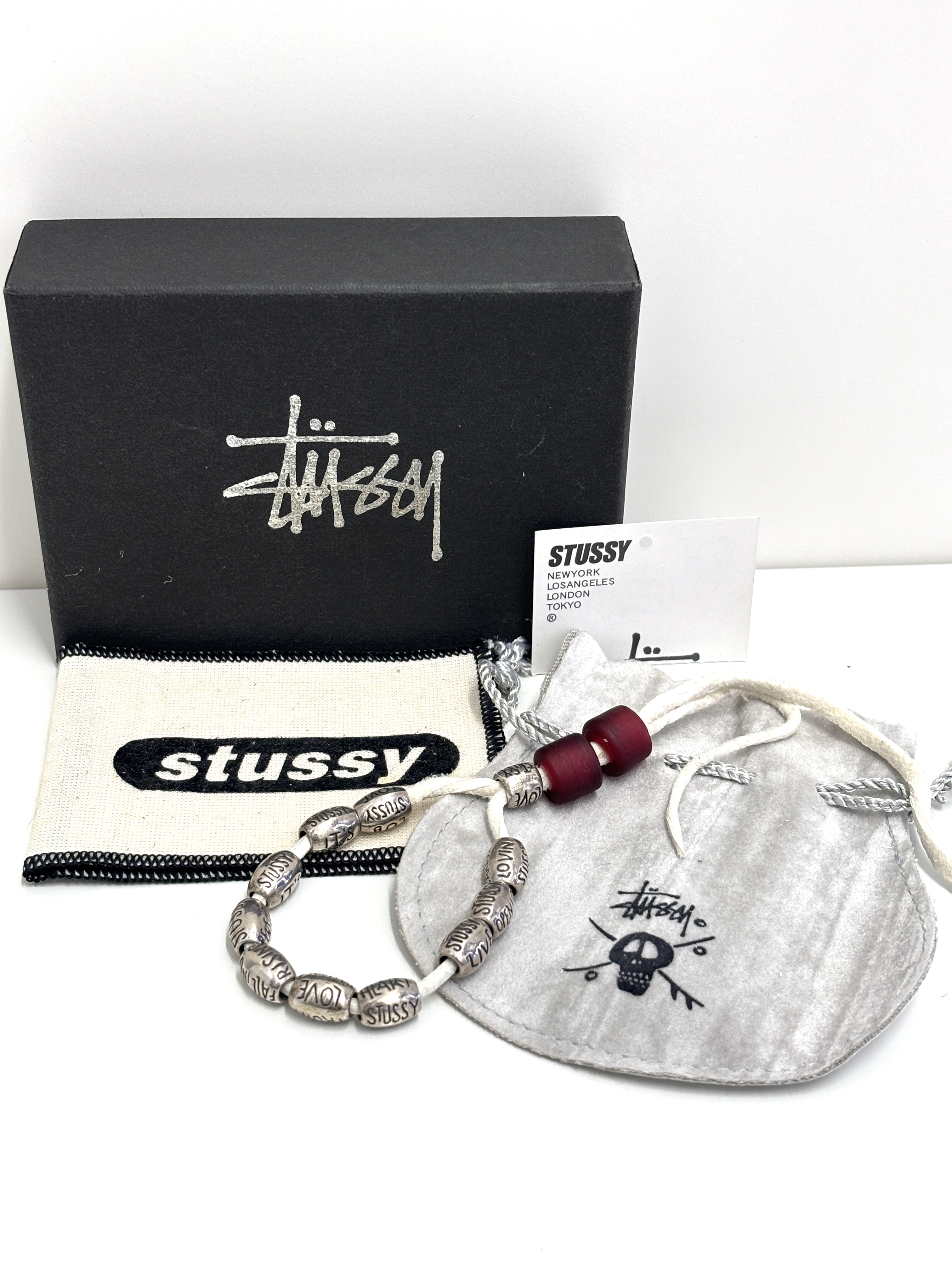 伊賀の買取店】STUSSY oldブレスレット ビーズマスター復刻版を高価