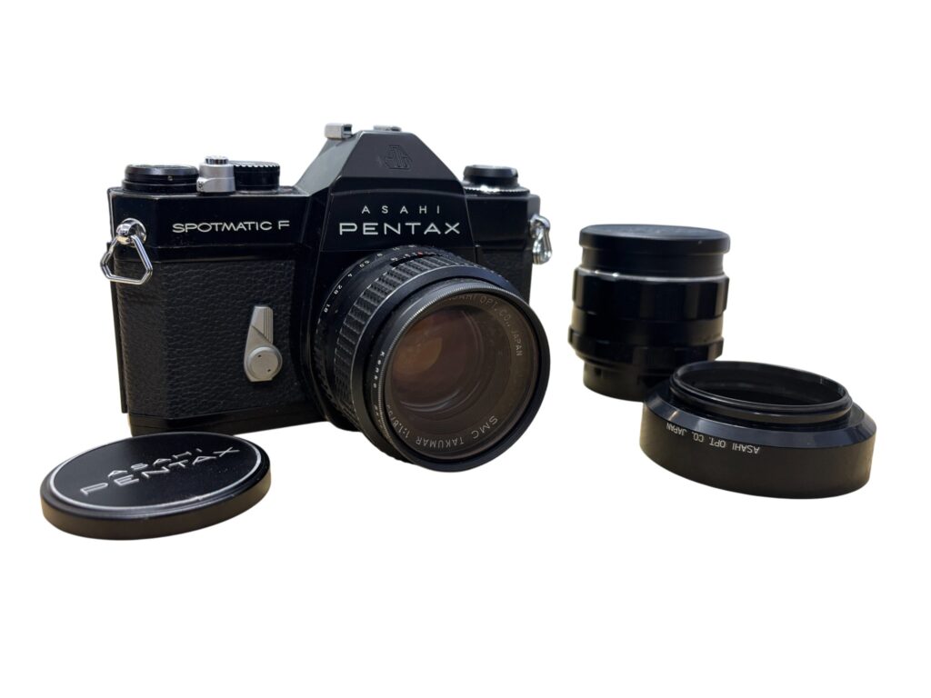 懐かしの一眼レフ！アサヒペンタックスの名機 SPOTMATIC F を査定しま